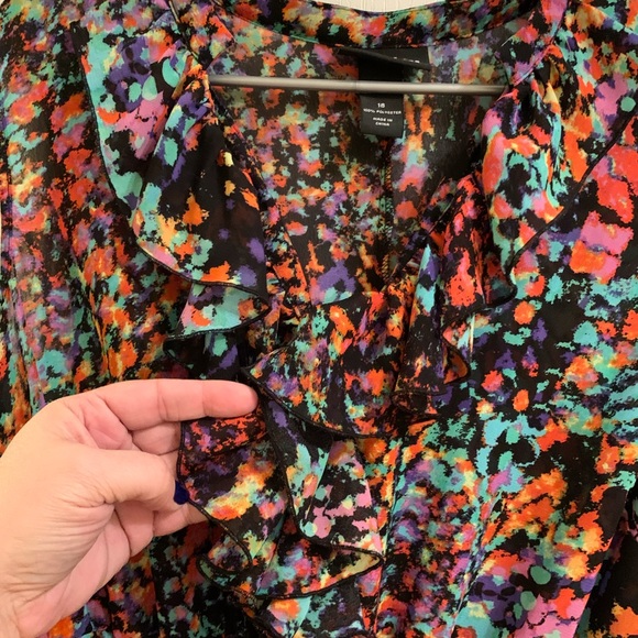 Lane Bryant size 18 sheer dress - Picture 5 of 9